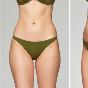 CUUP Bikini Swim Bottom in Fern